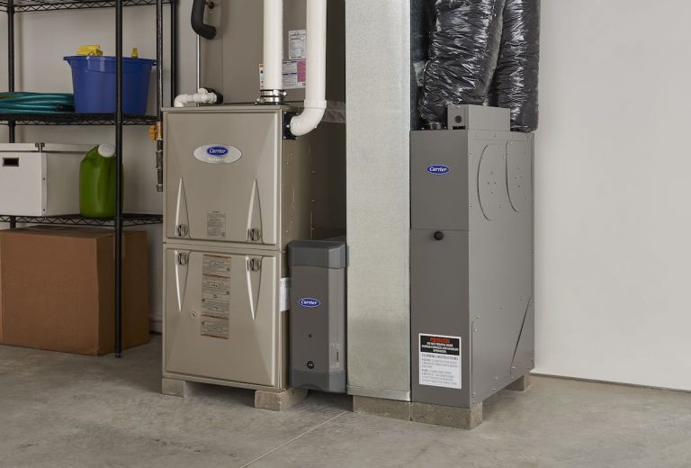 Photo of an Illinois Furnace being repair in a Grayslake home.