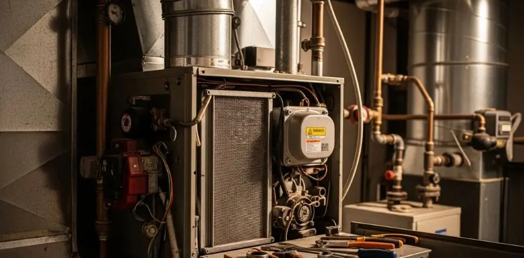 Image of a HVAC Furnace Blower Motor